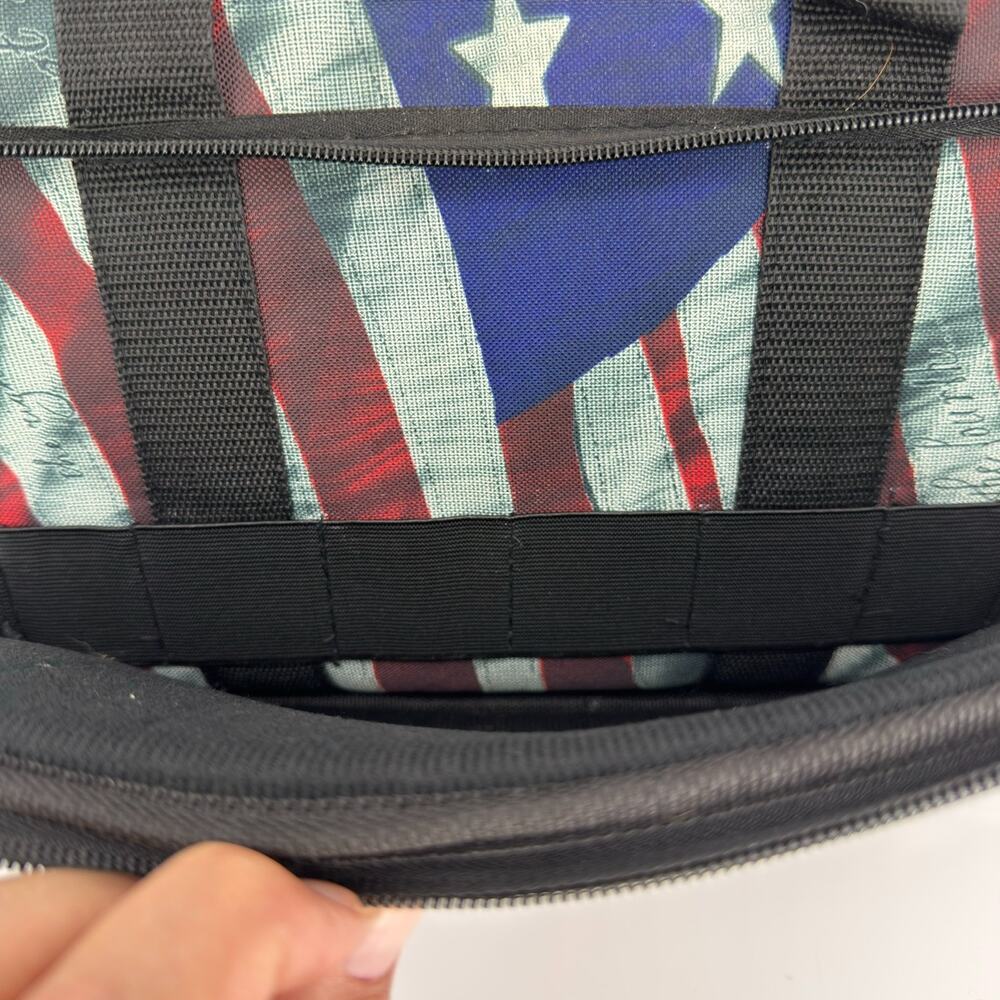 Allen Soft Pistol Case USA Flag Patriotic Handgun Range Bag Zipper Padded - Picture 6 of 11